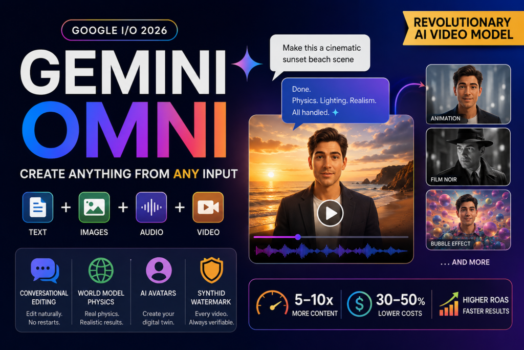 Gemini Omni: The Complete Guide to Google’s Revolutionary AI Video Model (2026)