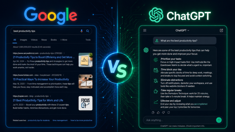 Chatgpt vs Google the new search battle how to be visible on both